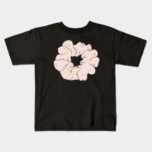 Pink Stars Scrunchie Kids T-Shirt